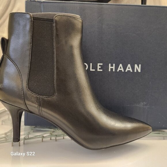 Cole Haan "Go to Park" Pointed Toe Dress Booties. Leather. NIB. Size 6.5 - Picture 1 of 10